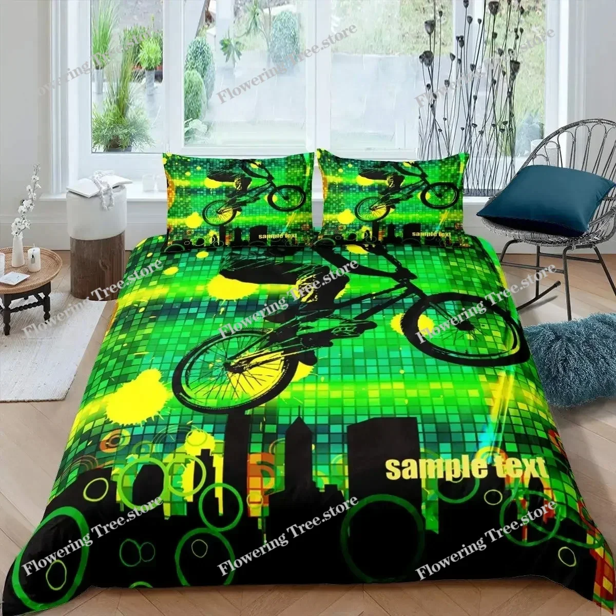 Bicycle Duvet Cover Set Microf - огляд і ціна Mountain Biking Europe