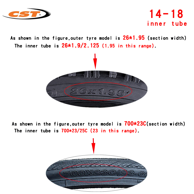 CST 20 inches bicycle Inner 20 - огляд і ціна Mountain Biking Tube
